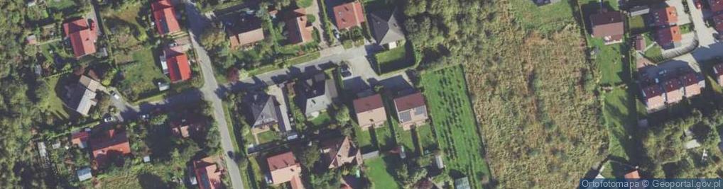 Zdjęcie satelitarne Polnych Traw ul.
