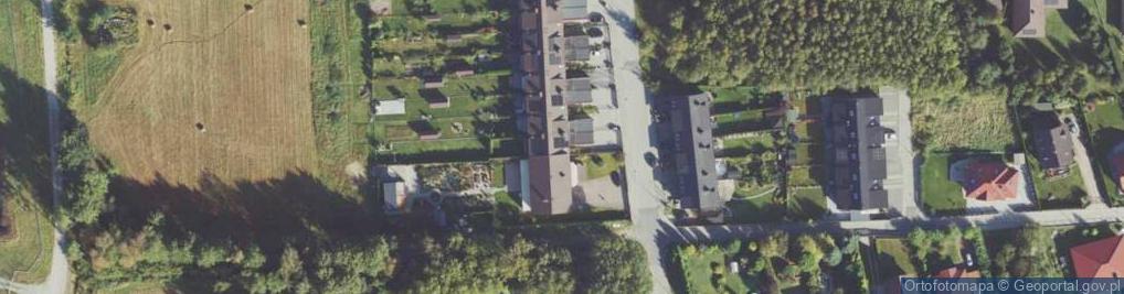 Zdjęcie satelitarne Polnych Traw ul.