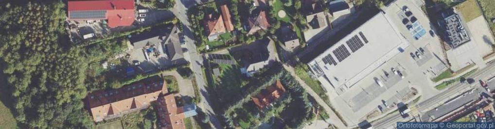 Zdjęcie satelitarne Polnych Traw ul.