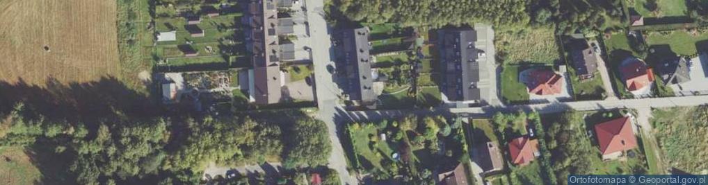 Zdjęcie satelitarne Polnych Traw ul.