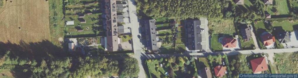 Zdjęcie satelitarne Polnych Traw ul.