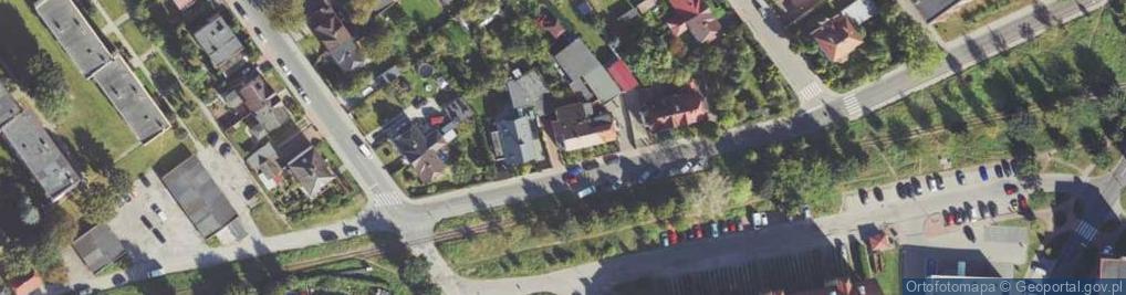 Zdjęcie satelitarne Poprzeczna ul.
