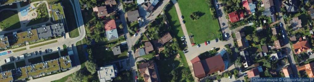 Zdjęcie satelitarne Poprzeczna ul.