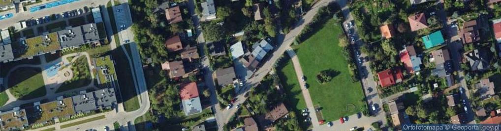 Zdjęcie satelitarne Poprzeczna ul.