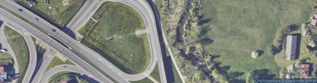 Zdjęcie satelitarne Pochyła ul.