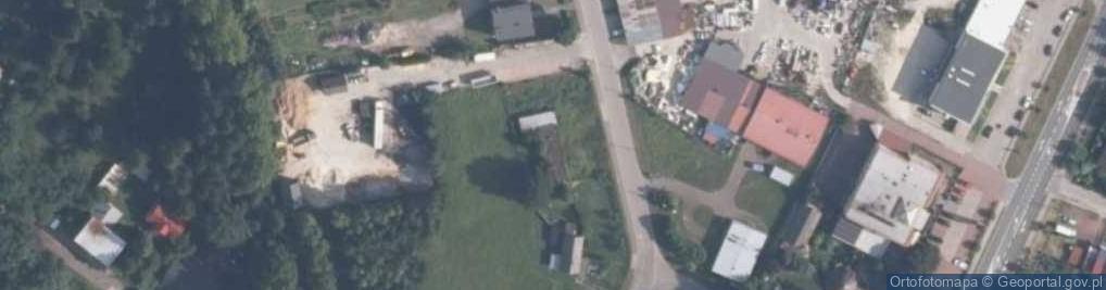 Zdjęcie satelitarne Podzamcze ul.