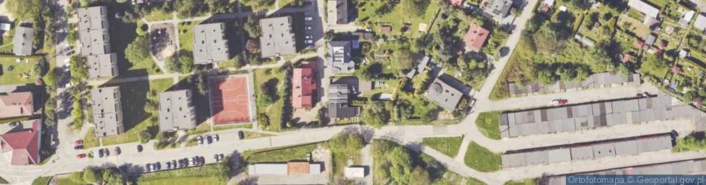 Zdjęcie satelitarne Pocztowa ul.