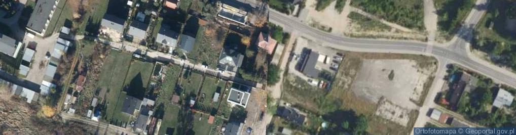 Zdjęcie satelitarne Pozytywna ul.