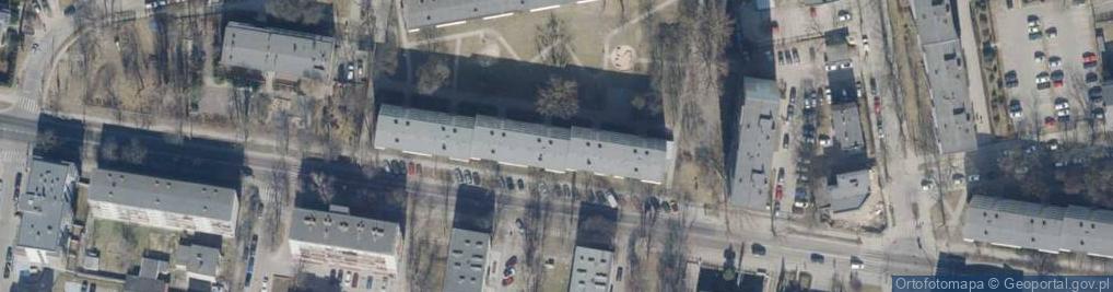 Zdjęcie satelitarne Pojezierska ul.