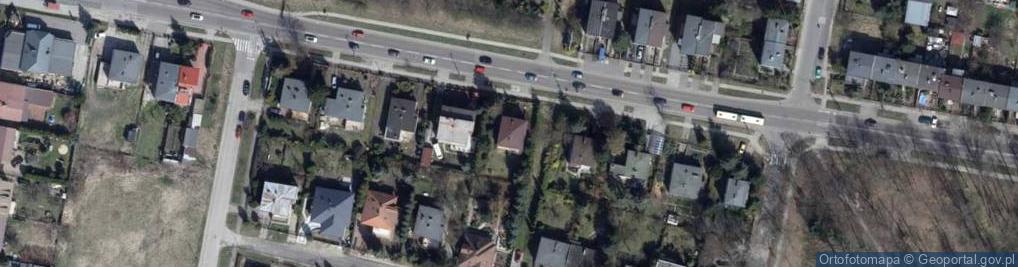 Zdjęcie satelitarne Pojezierska ul.