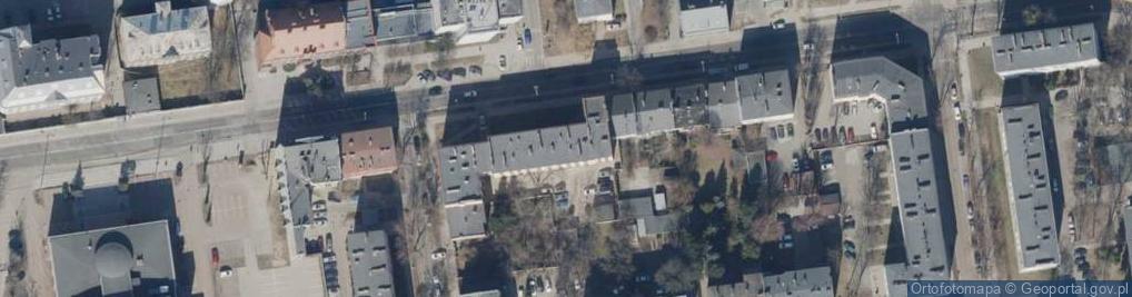 Zdjęcie satelitarne Północna ul.