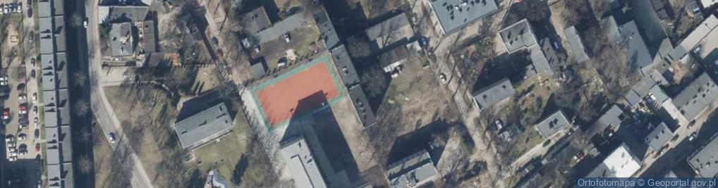 Zdjęcie satelitarne Poprzeczna ul.