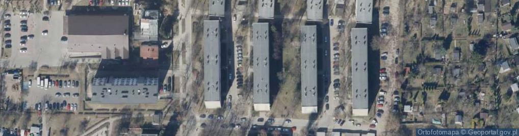 Zdjęcie satelitarne Podhalańska ul.