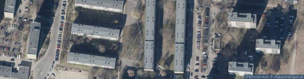 Zdjęcie satelitarne Podhalańska ul.