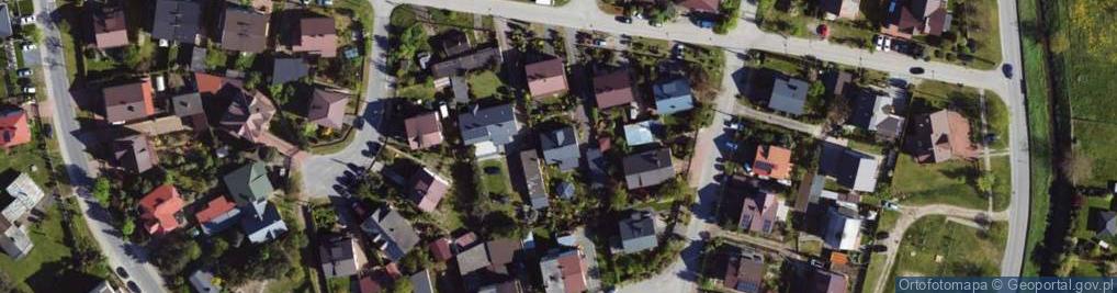 Zdjęcie satelitarne Poprzeczna ul.