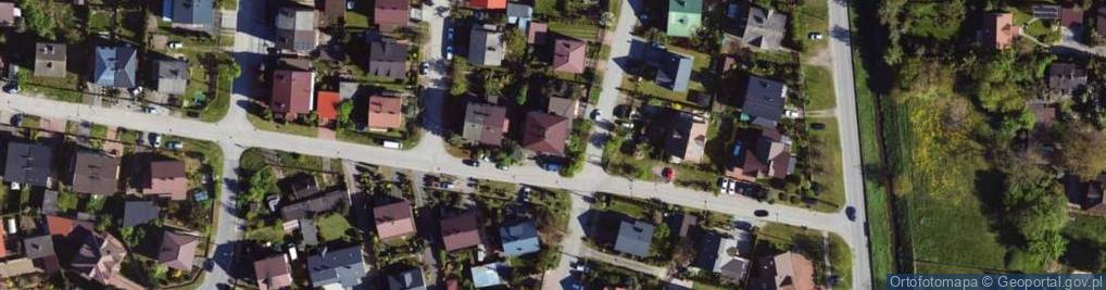 Zdjęcie satelitarne Poprzeczna ul.