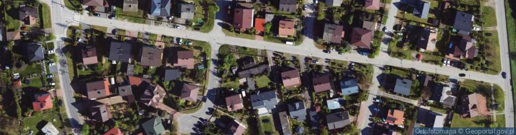 Zdjęcie satelitarne Poprzeczna ul.