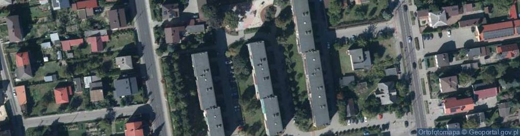 Zdjęcie satelitarne Powstańców Warszawy ul.