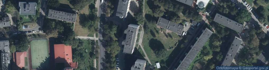 Zdjęcie satelitarne Podzamcze ul.
