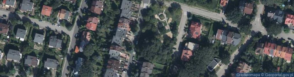 Zdjęcie satelitarne Podhalańska ul.