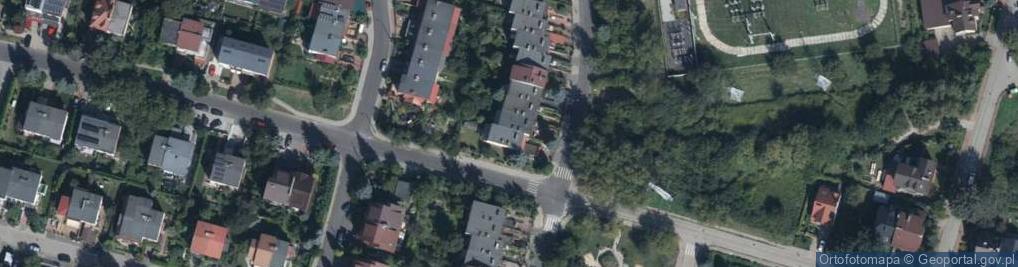 Zdjęcie satelitarne Podhalańska ul.