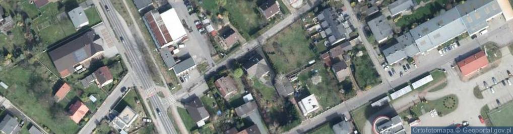 Zdjęcie satelitarne Polskiego Czerwonego Krzyża ul.