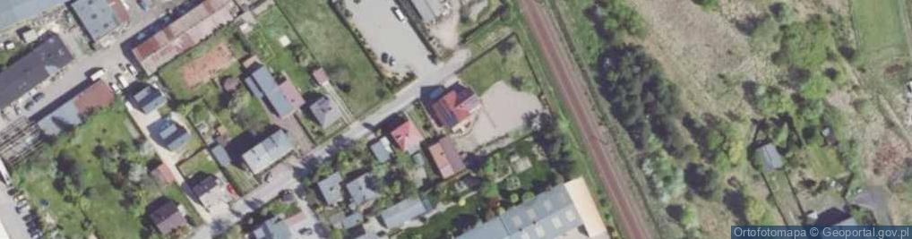 Zdjęcie satelitarne Polskiego Czerwonego Krzyża ul.