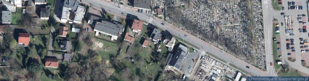 Zdjęcie satelitarne Powstańców Śląskich ul.