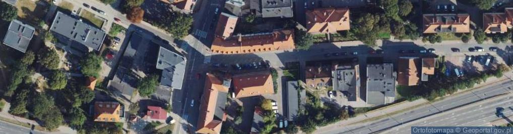 Zdjęcie satelitarne Poczty Gdańskiej ul.