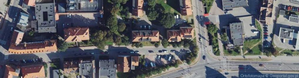 Zdjęcie satelitarne Poczty Gdańskiej ul.