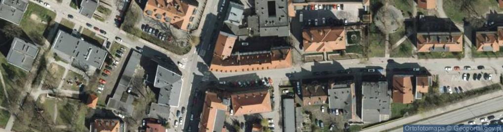 Zdjęcie satelitarne Poczty Gdańskiej ul.