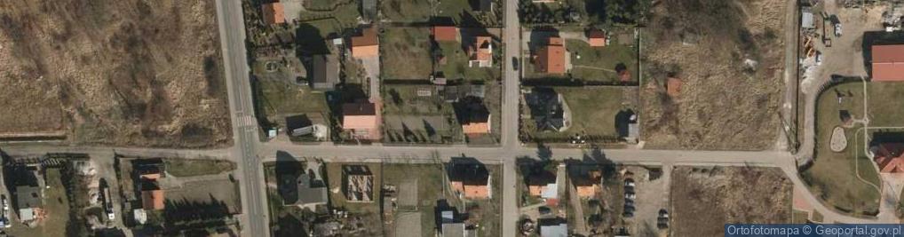 Zdjęcie satelitarne Poprzeczna ul.