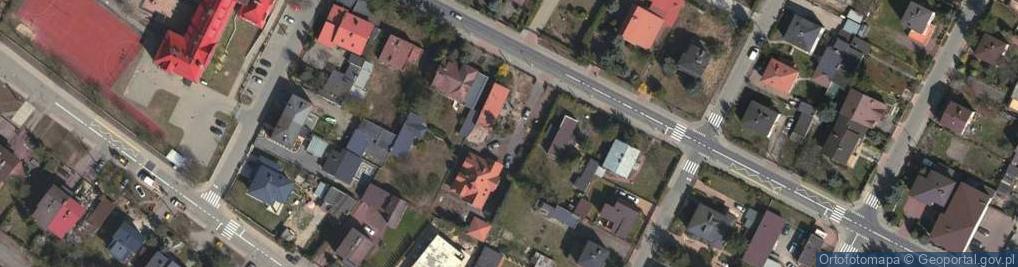Zdjęcie satelitarne Pomnikowa ul.