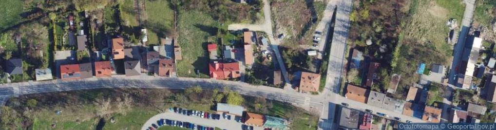 Zdjęcie satelitarne Podzamcze ul.