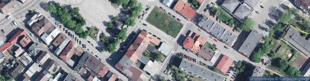 Zdjęcie satelitarne Poprzeczna ul.