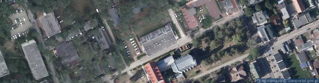 Zdjęcie satelitarne Poprzeczna ul.