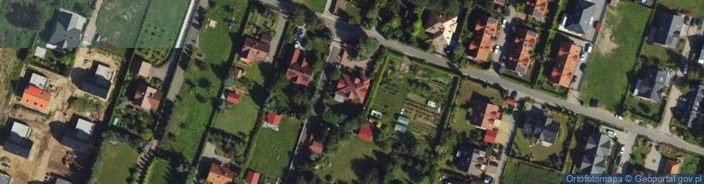 Zdjęcie satelitarne Pod Jaworem ul.