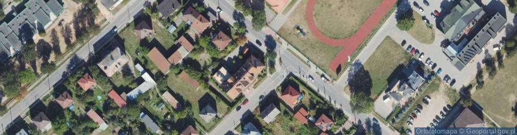 Zdjęcie satelitarne Polskiego Czerwonego Krzyża ul.