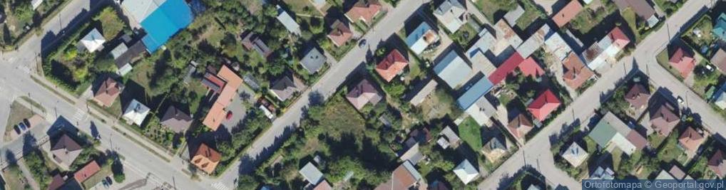 Zdjęcie satelitarne Polskiego Czerwonego Krzyża ul.