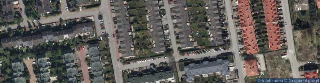 Zdjęcie satelitarne Polnych Kwiatów ul.