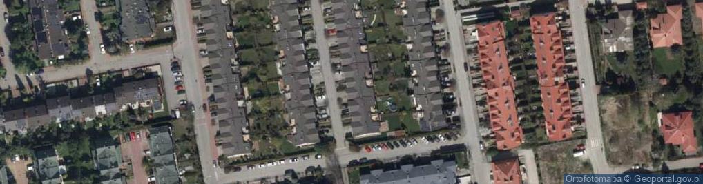 Zdjęcie satelitarne Polnych Kwiatów ul.