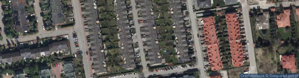 Zdjęcie satelitarne Polnych Kwiatów ul.