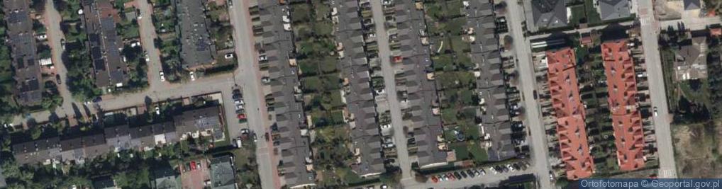 Zdjęcie satelitarne Polnych Kwiatów ul.