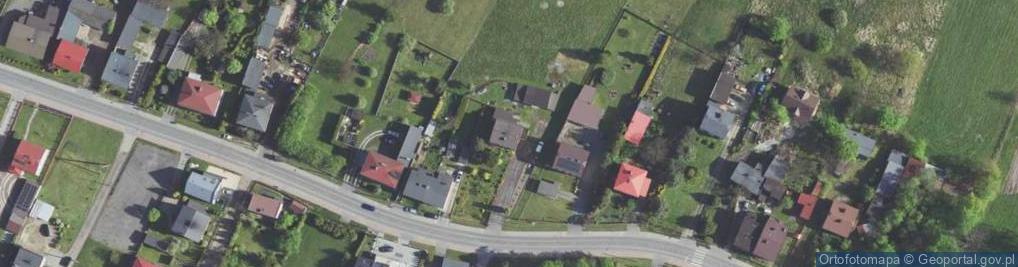 Zdjęcie satelitarne Polskiego Czerwonego Krzyża ul.