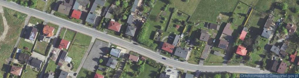 Zdjęcie satelitarne Polskiego Czerwonego Krzyża ul.