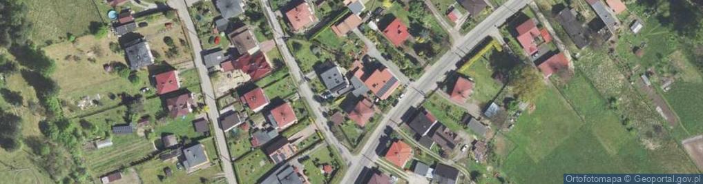 Zdjęcie satelitarne Poprzeczna ul.
