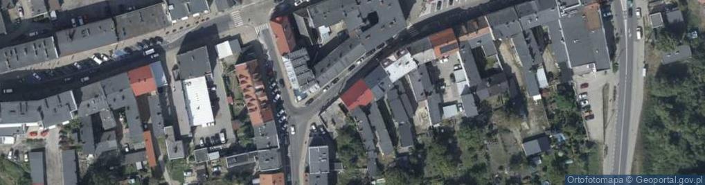 Zdjęcie satelitarne Podgórna ul.