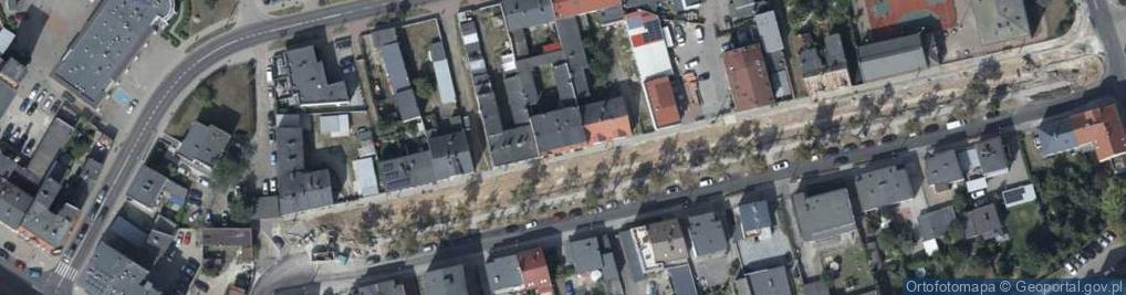 Zdjęcie satelitarne Powstańców Wielkopolskich ul.