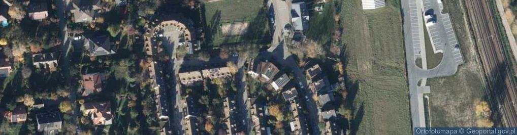 Zdjęcie satelitarne Pokrętna ul.