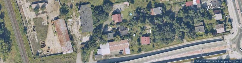 Zdjęcie satelitarne Poprzeczna ul.